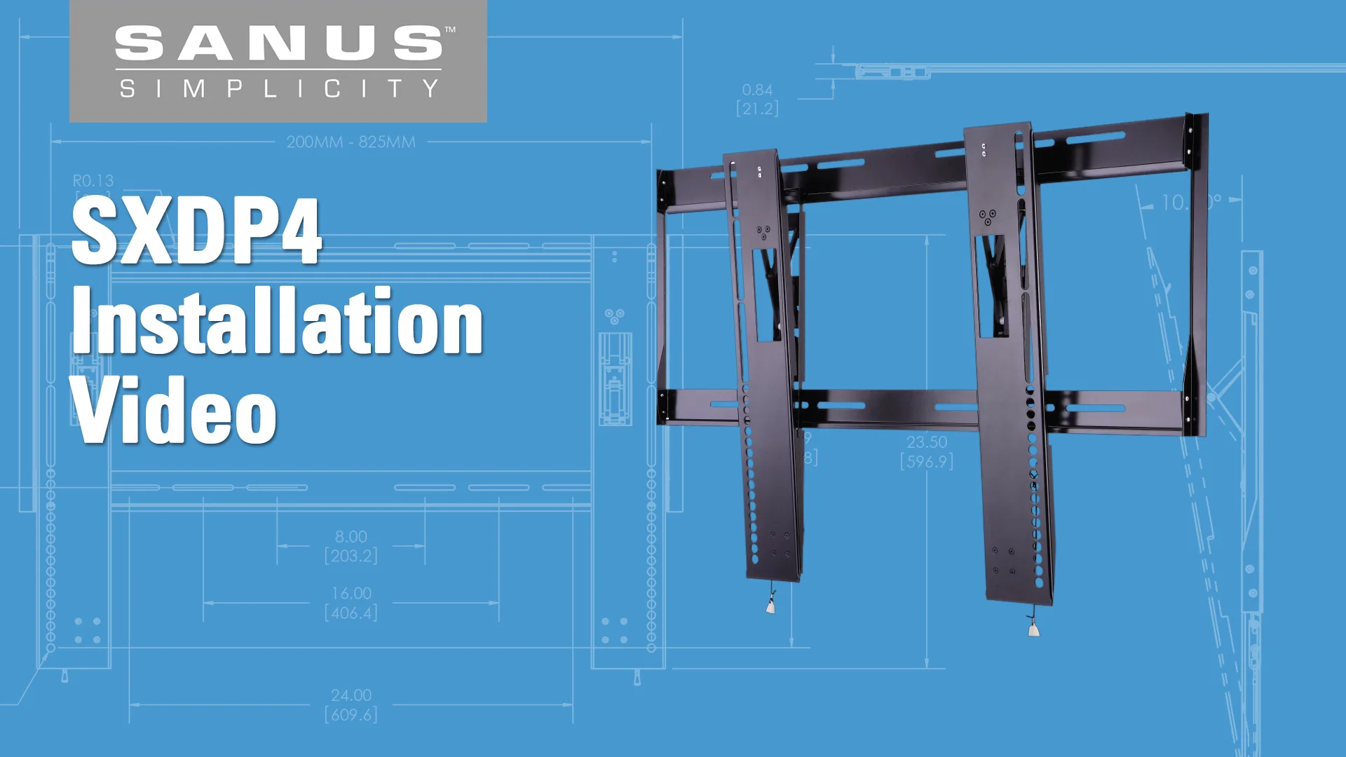 SANUS Simplicity SXDP4 | Tilting Wall Mounts | TV Mounts and