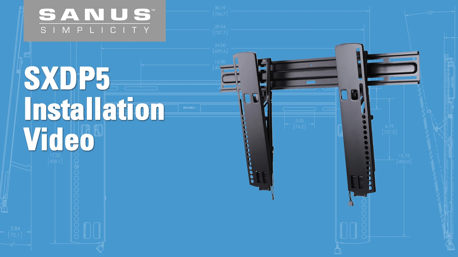 SANUS Simplicity SXDP5 | Tilting Wall Mounts | TV Mounts and