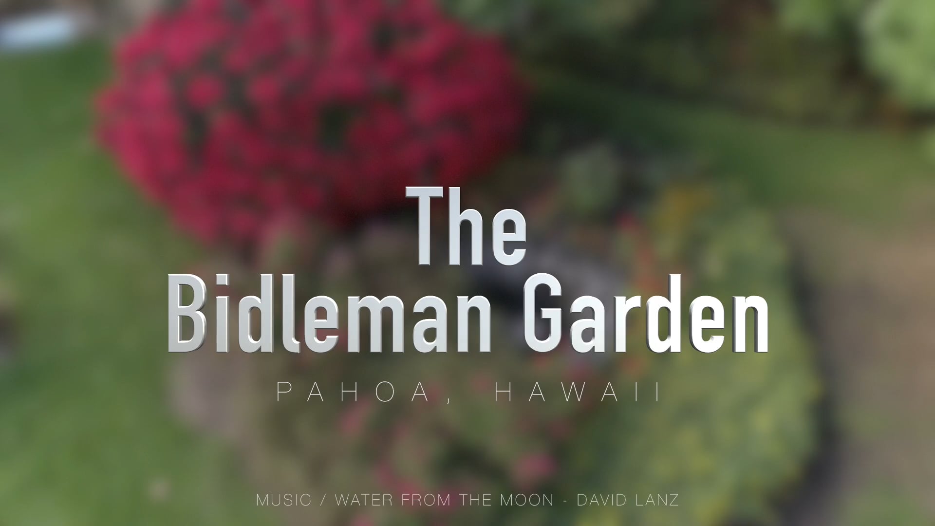 The Bidleman Garden