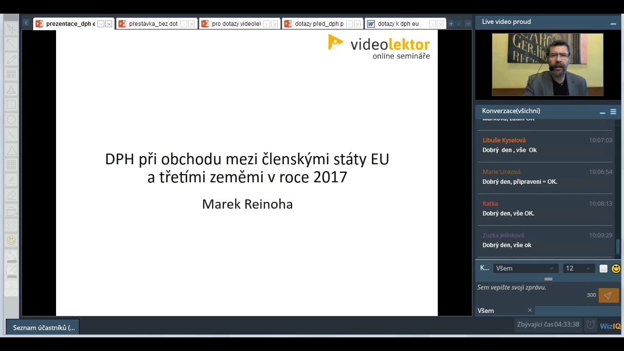 DPH při obchodu mezi členskými státy EU a třetími zeměmi v roce 2017