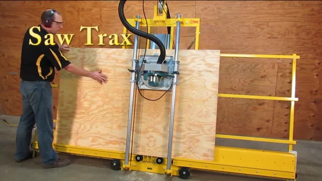 Vertical store table saw