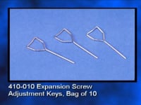 Expansion Screw Adjustment Keys