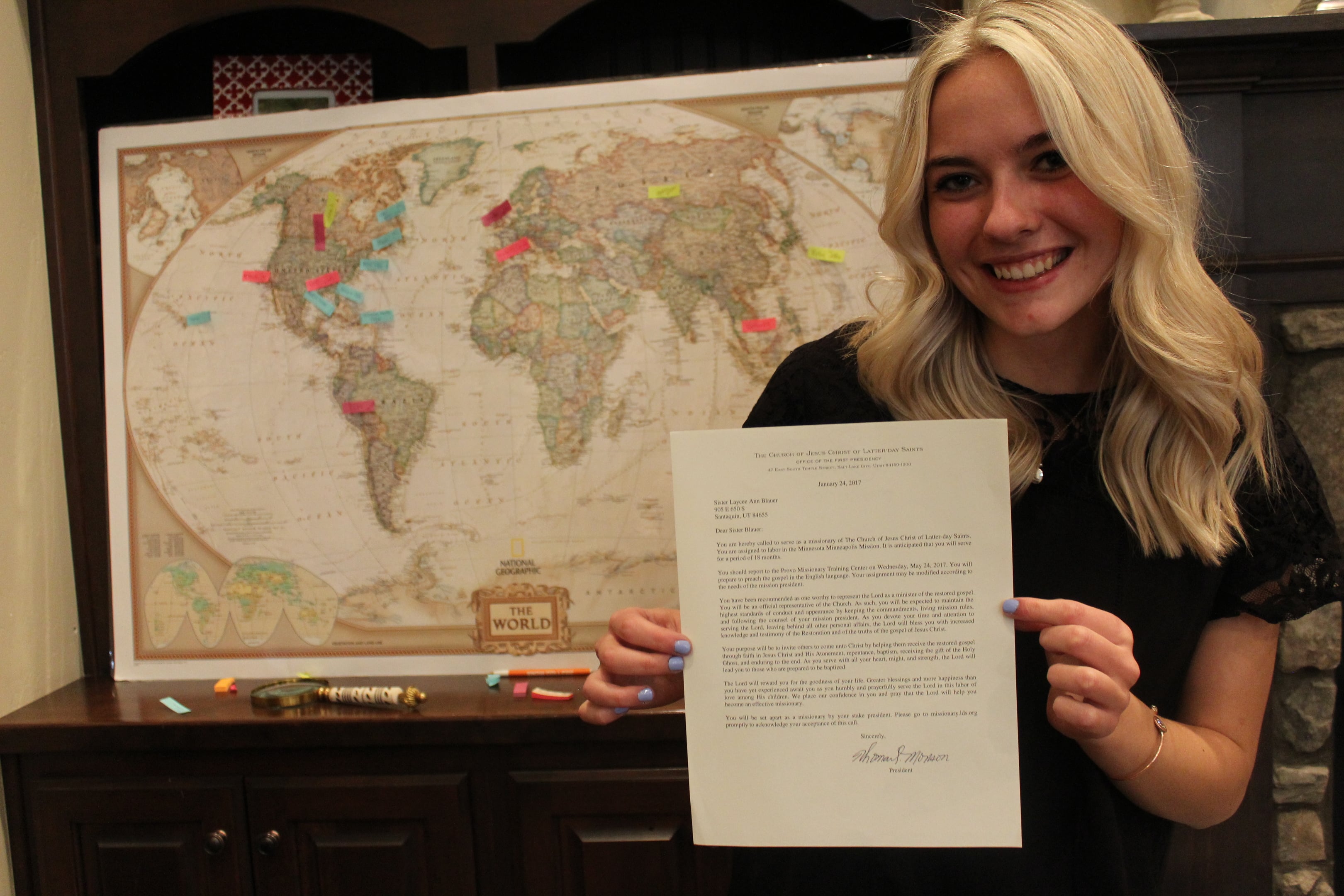 Laycee's Mission Call on Vimeo
