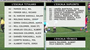 FC L'Escala 1 - 1 Palafolls P1