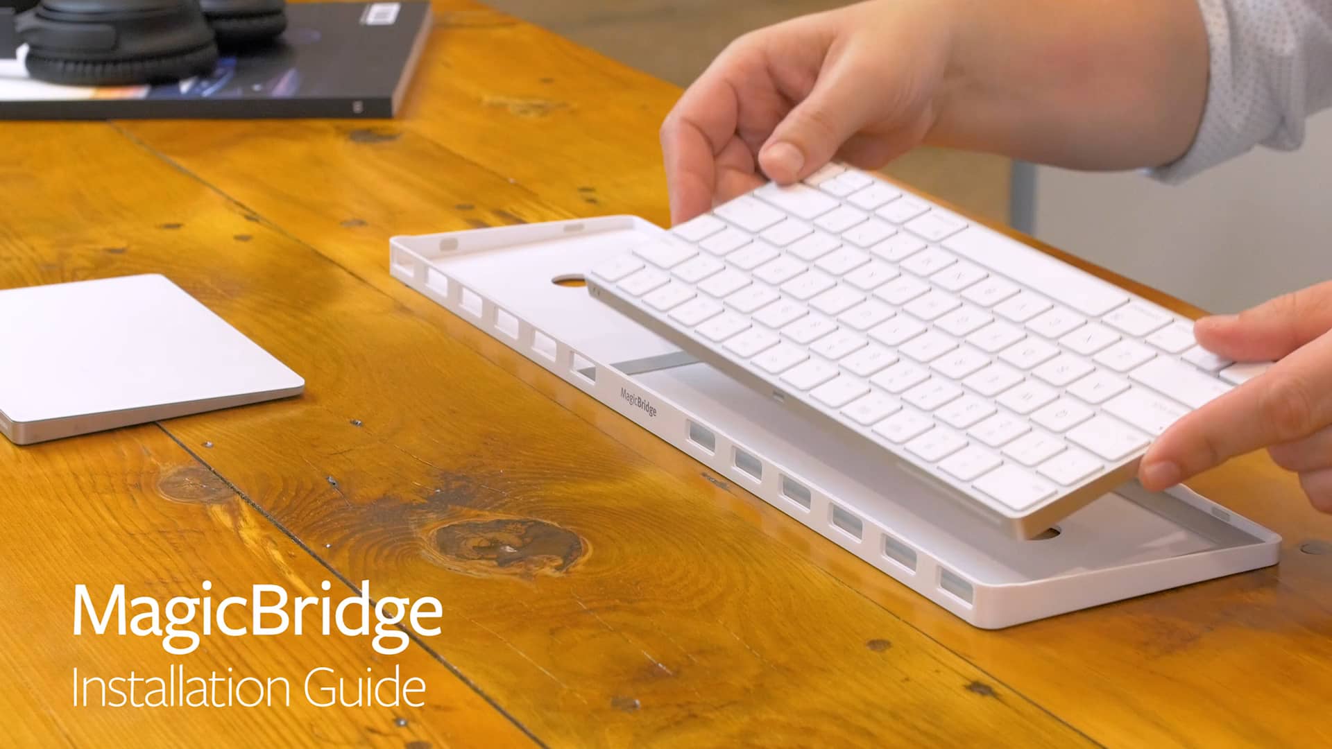 MagicBridge for Apple Magic Trackpad 2 & Magic Keyboard on Vimeo