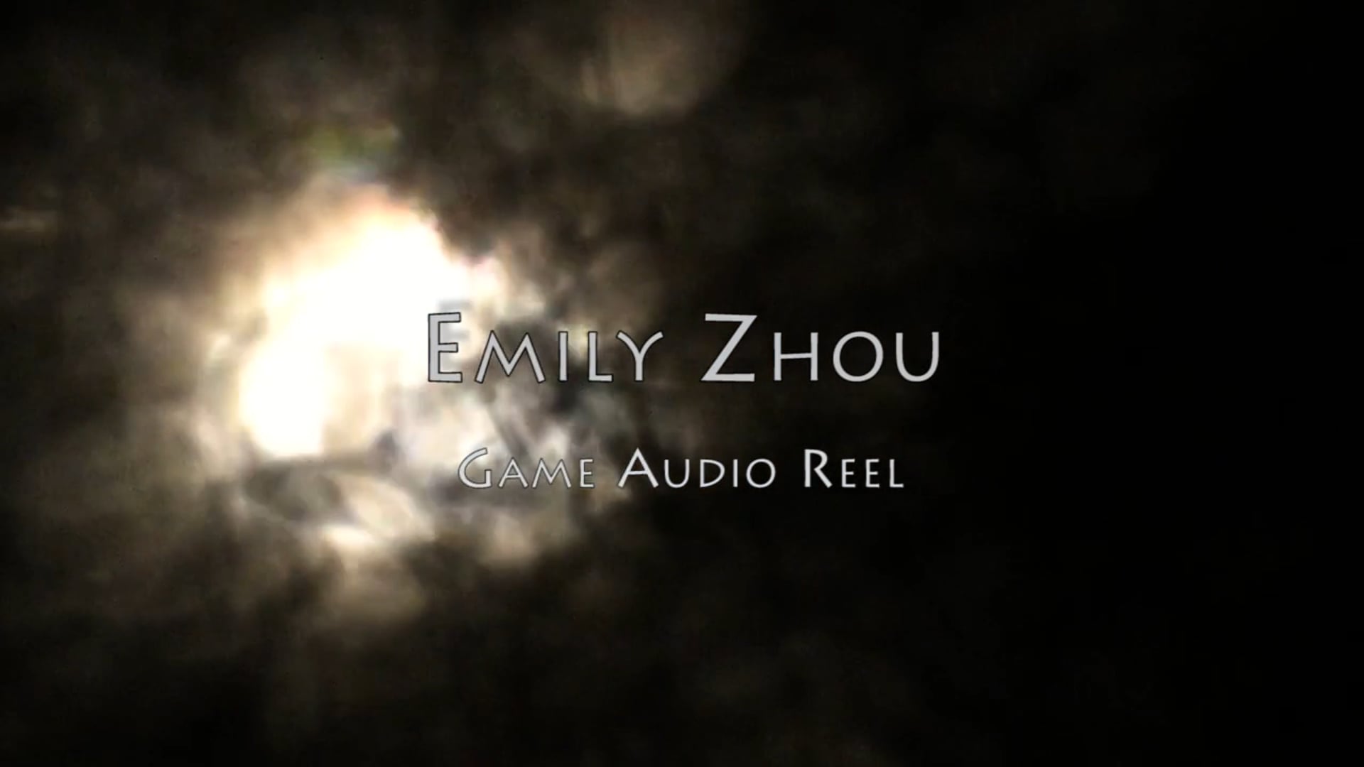 Emily Zhou Sound Design for Games/Interactive Experience Reel