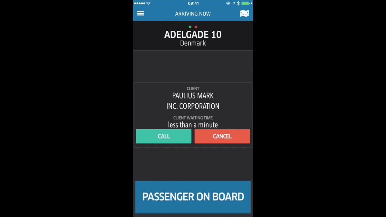 Professional driver app on Vimeo