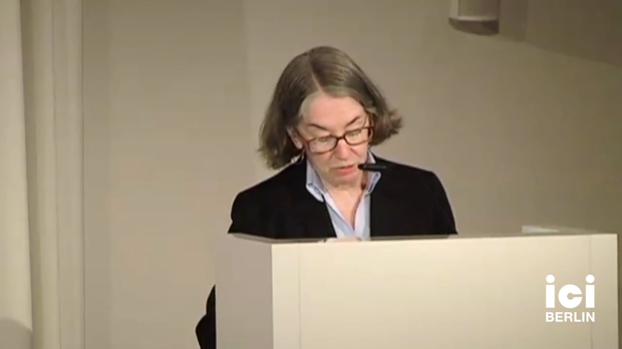 Talk by Caroline Bynum