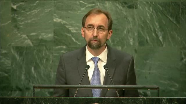 Zeid Ra’ad Al Hussein (High Commissioner for Human Rights), Opening of the UN Summit for Refugees and Migrants - 2017020212152