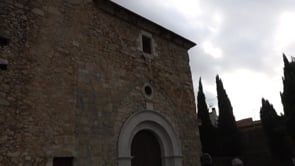 Ramon Pujolboira crea un mural per l'església d'Albons