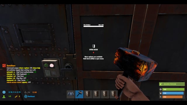 Уникальный шкаф плагин rust