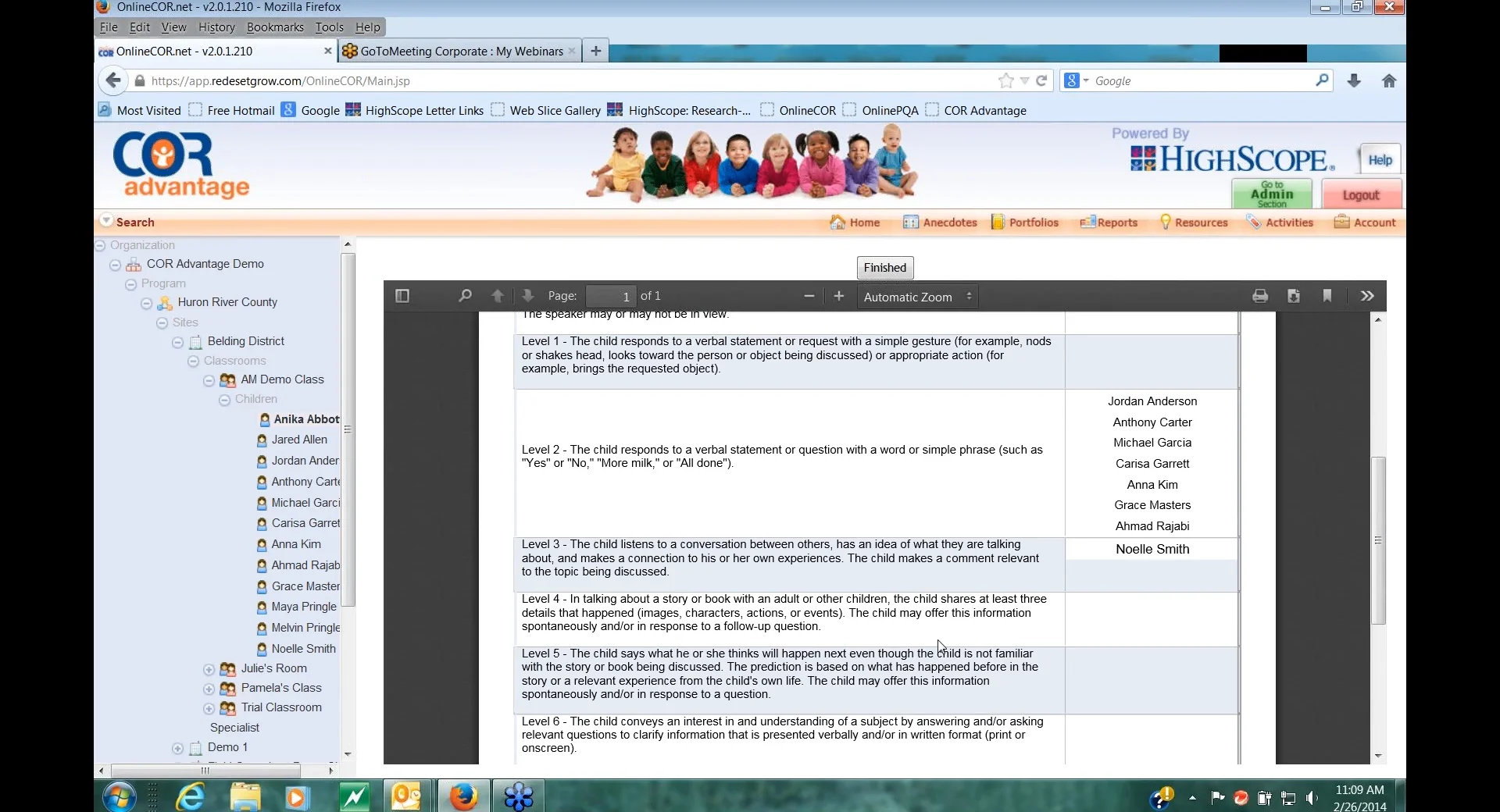 Using COR Reports To Guide Teaching-HD