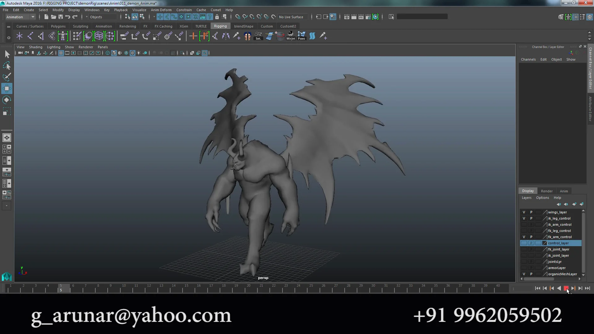Demo reel demon rig on Vimeo