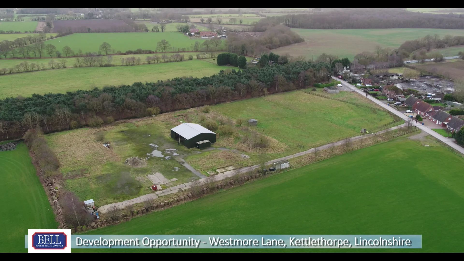 Aerial Video House Sale Flyovers Development Opportunity Park Farm