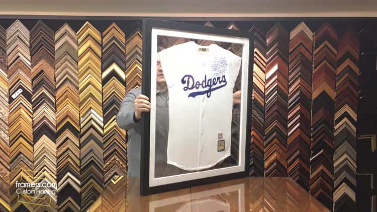 Jersey Framing with Custom Video Screen