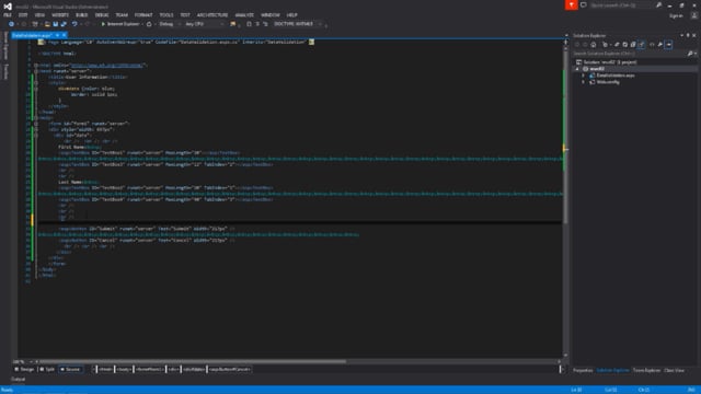 ASP.Net Tools In Visual Studio