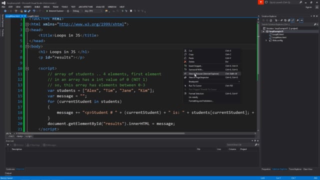 For And While Loops In JavaScript