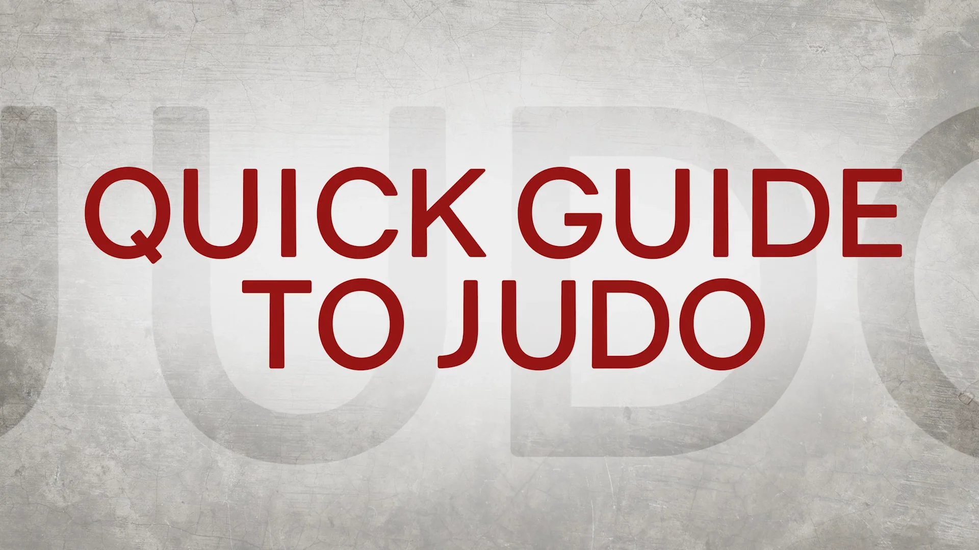 Judo explained 2017 on Vimeo