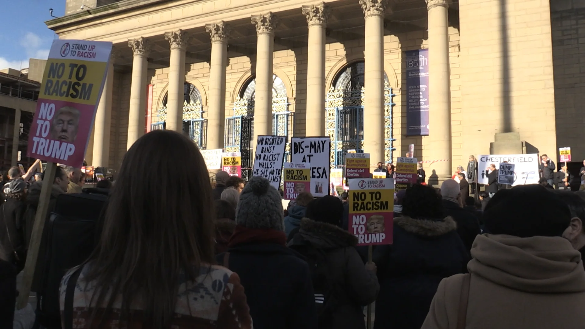 Third rally against Trump held at City Hall on Vimeo