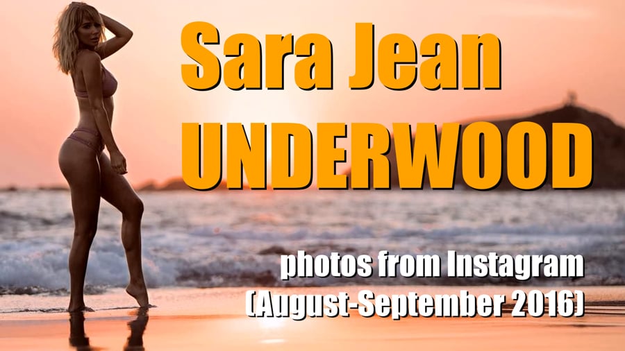 Instagram sara jean underwood