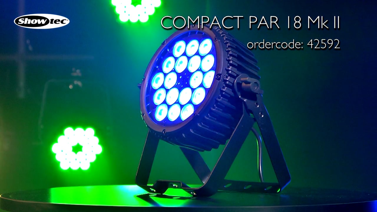 Showtec Compact Par 18 MKII. Productcode: 42592.