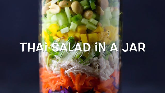 Thai Salad in a Jar