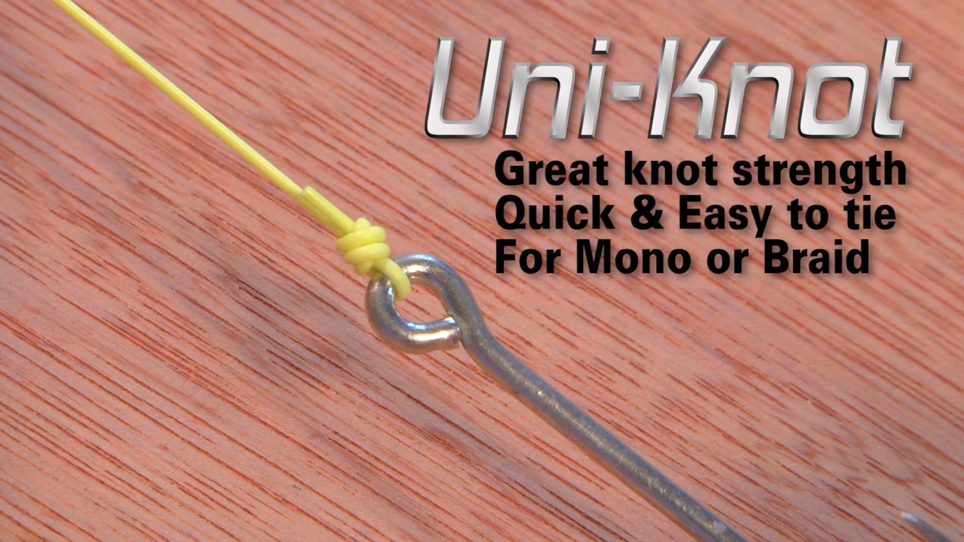 Nuts & Bolts Pro Tips - Uni Knot Pro Tip on Vimeo