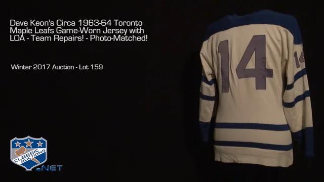Dave Keon Toronto Maple Leafs Adidas Authentic Away NHL Vintage Hockey –
