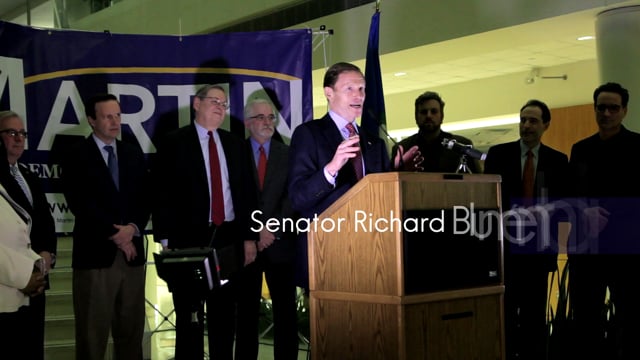Stamford Mayor David Martin's reelection announcement