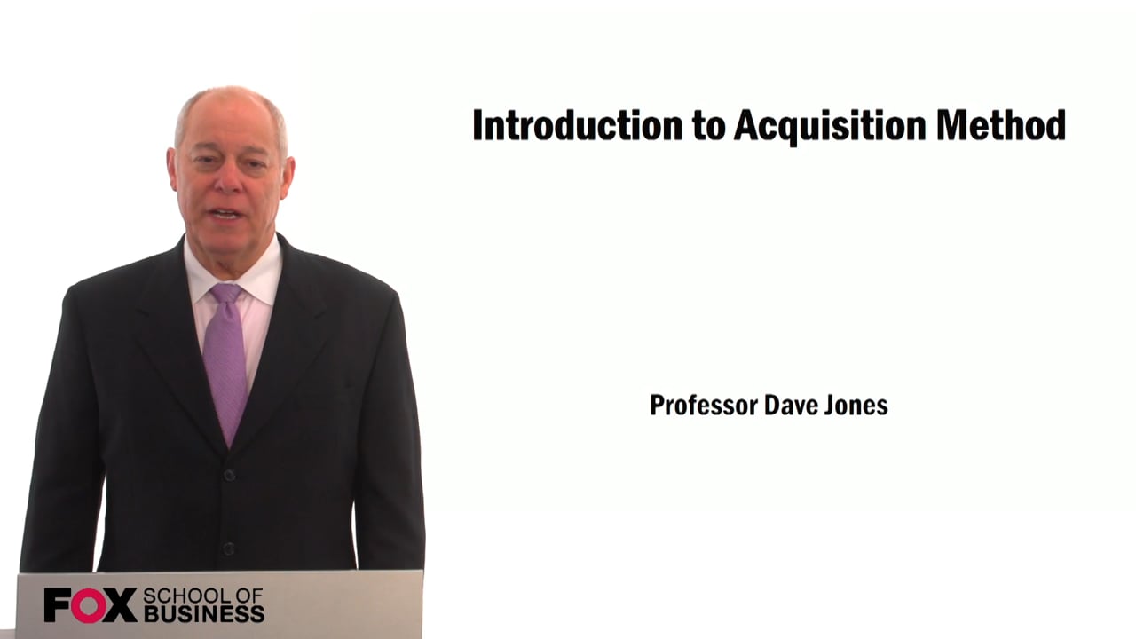 Login to view Introduction to Acquisition Method