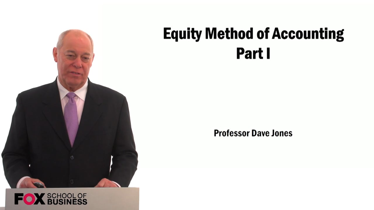 Equity Method of Accounting Part 1