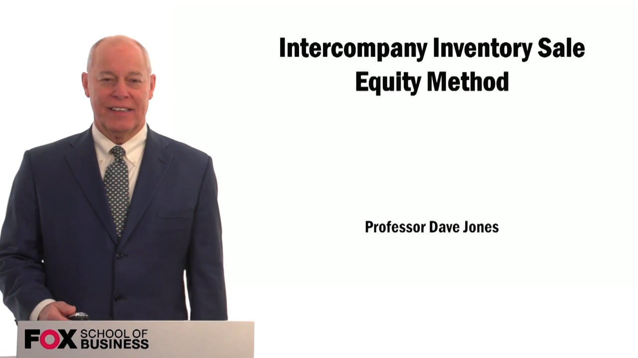 Intercompany Inventory Sale Equity Method