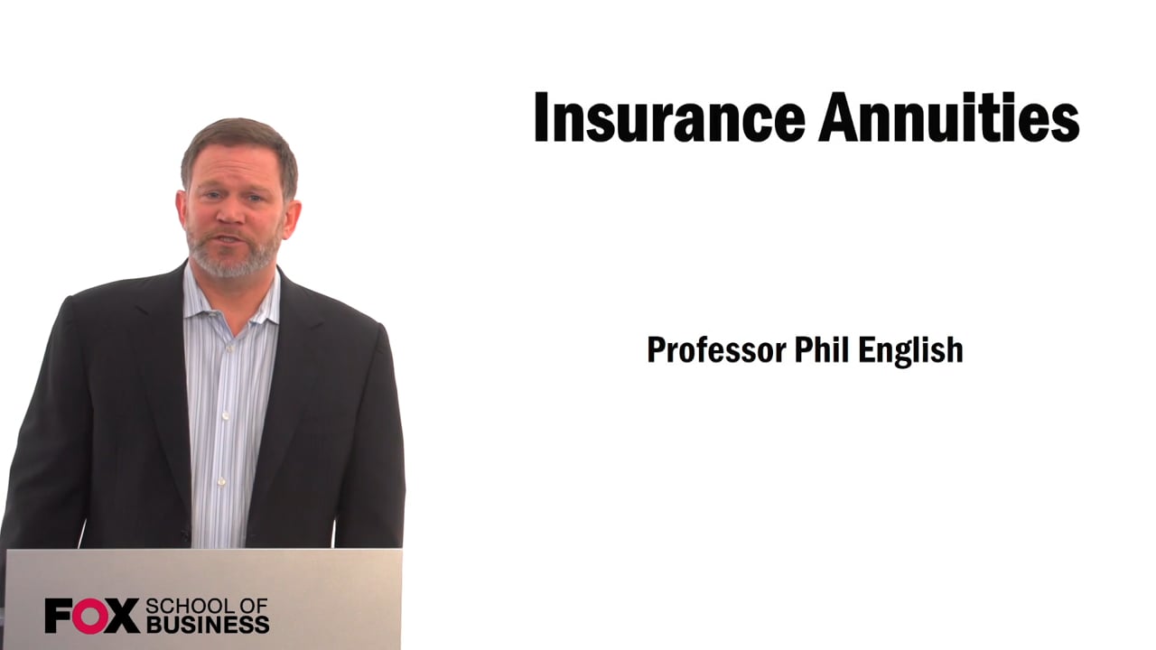 Insurance Annuities