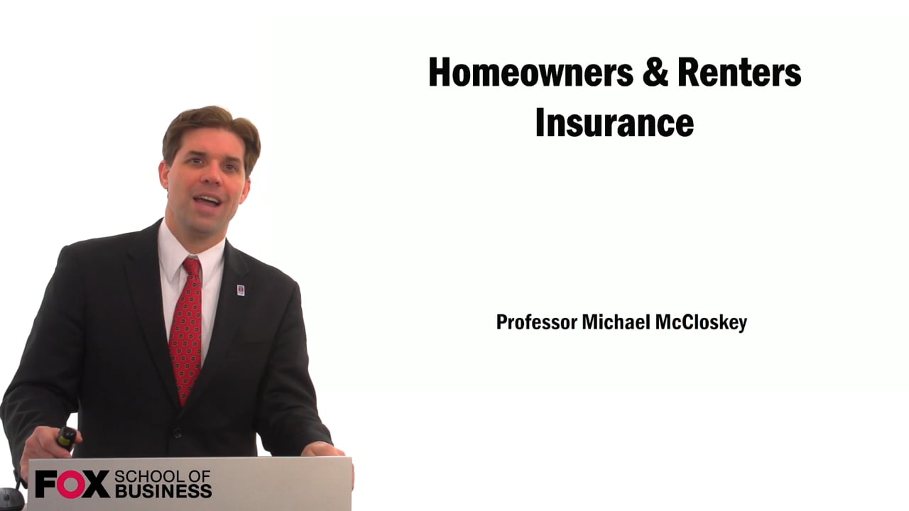 Homeowners & Renters Insurance