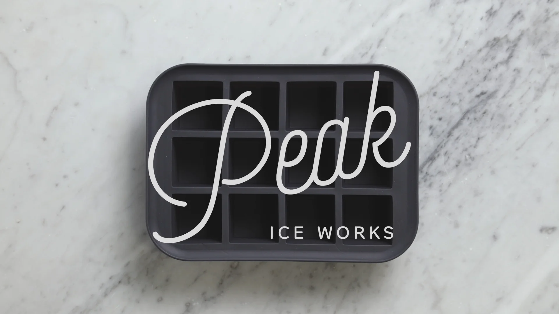 W&P Design Peak Ice Works Sphere Ice Tray, Black