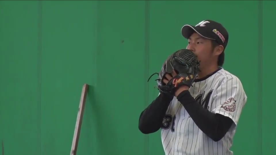 【春季キャンプ】マリーンズのルーキー・有吉・酒居・土肥がブルペンで揃い踏み!!