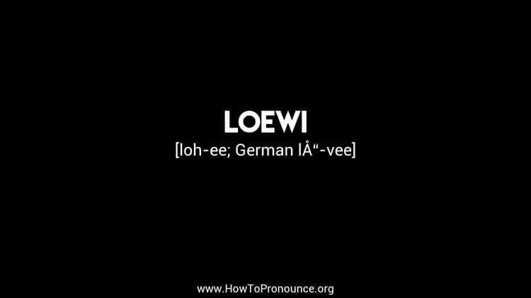 Correct pronunciation discount of loewe