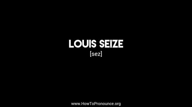 How to Pronounce Louis 