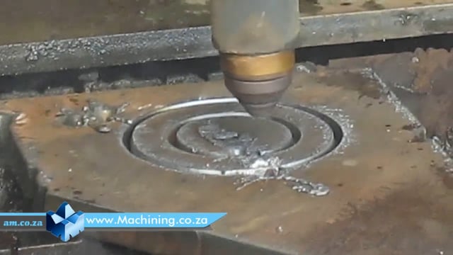 Machining Video: MetalWise 165A Plasma Cutter Cutting 22mm Mild Steel Plate Demonstrated on MetalWise Lite CNC Plasma