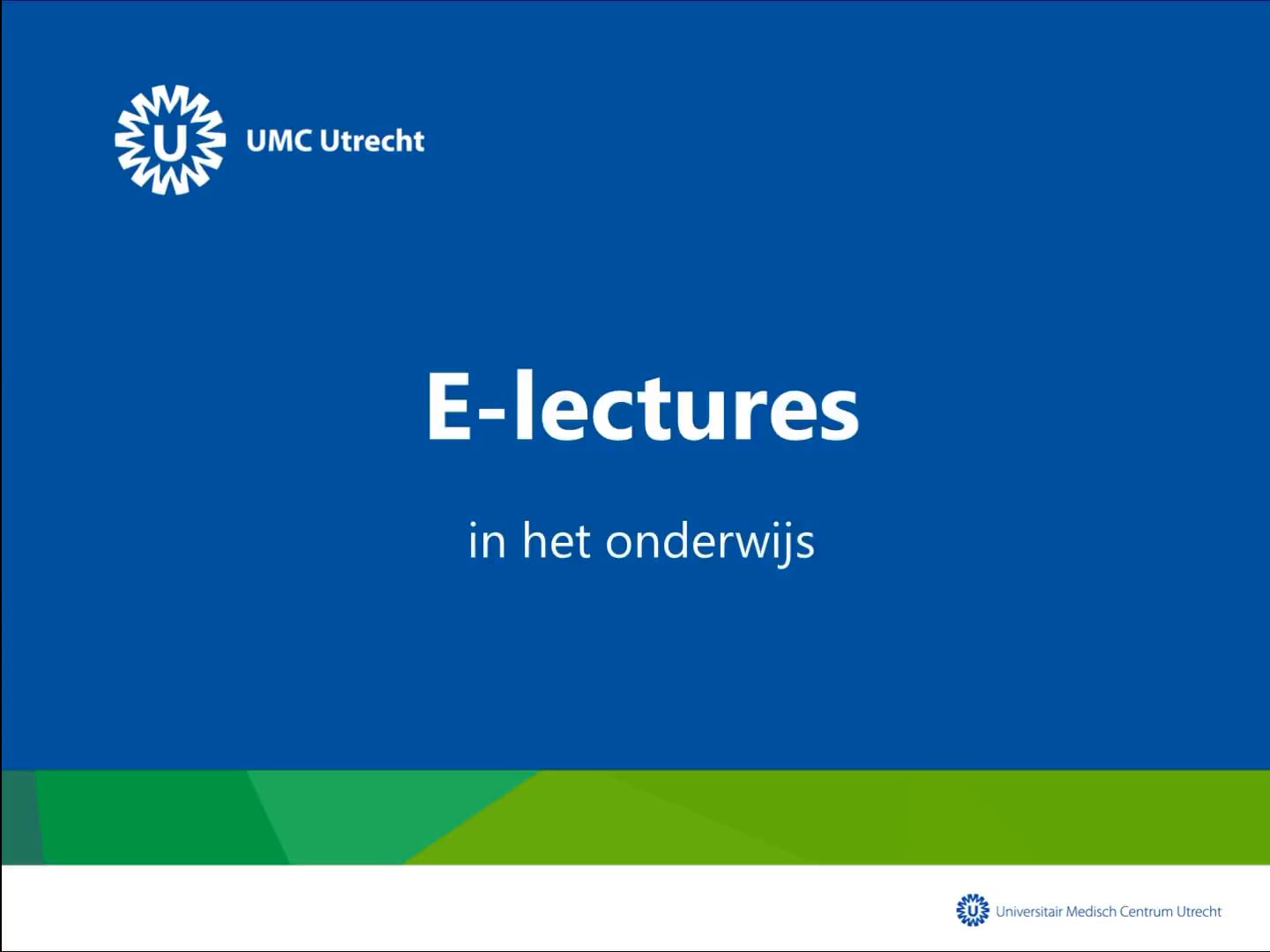 kennisclip-over-e-lectures-bij-umc-utrecht-on-vimeo