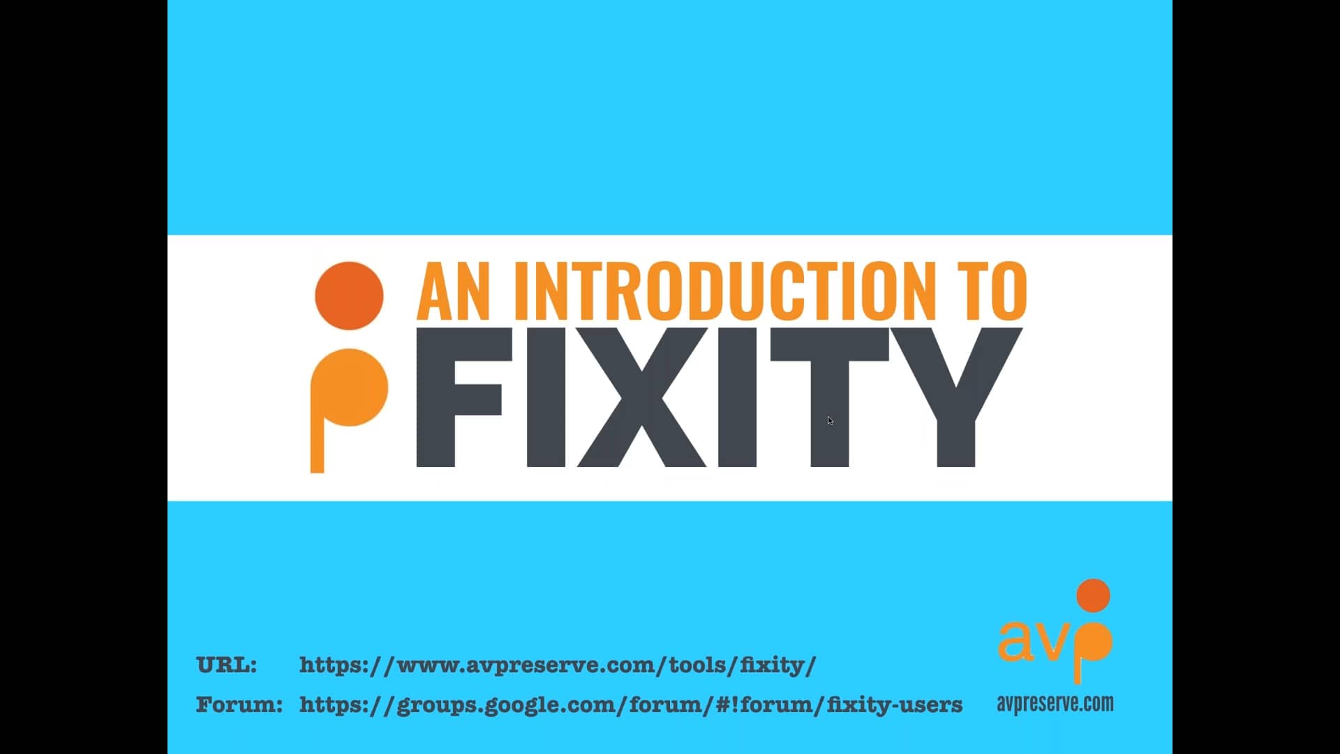 AVPreserve's Fixity Tool inar Recording on Vimeo