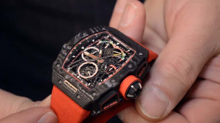 Richard Mille Spokesman and Horologist Theodore Diehl explains the brand s use of graphene in the RM50 03 McLaren timepiece