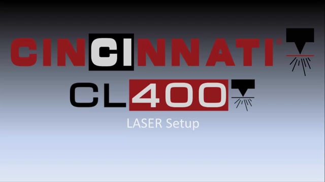 CL-400 Series CO2 Laser Setup