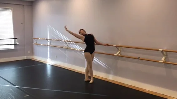 Lily Mae Cochell's audition video for the summer intensive at Cary Ballet Conservatory  