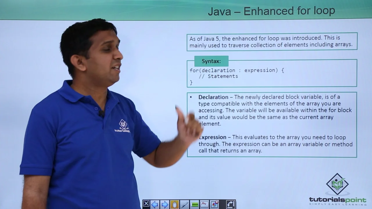 Java - Enhanced For Loop on Vimeo