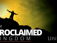 God's Big Picture Unit 8: The Proclaimed Kingdom