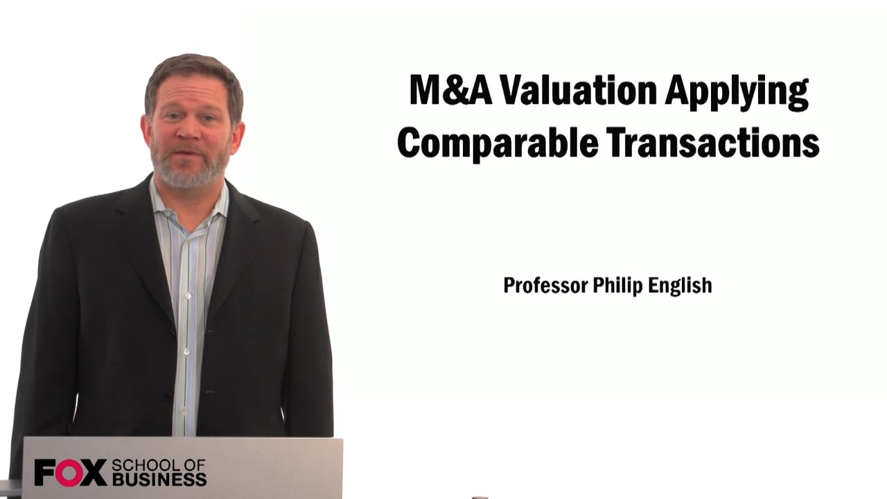59519M&A Valuation Applying Comparable Transactions