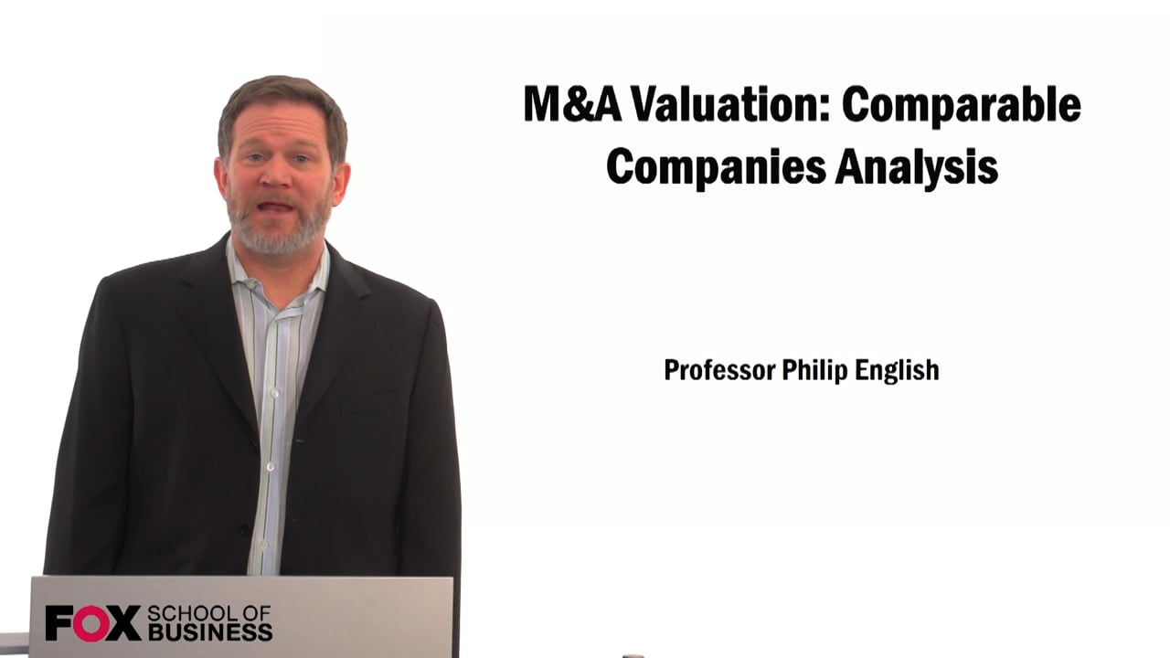 Login to view M&A Valuation: Comparable Companies Analysis