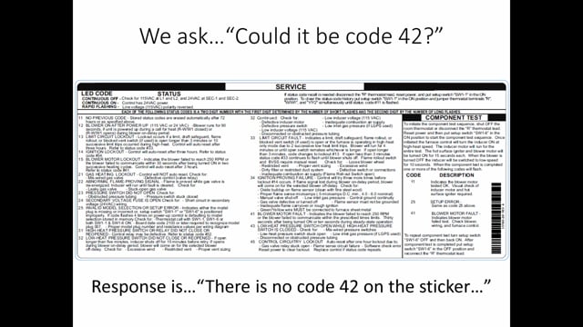 Tail Chasing with Fault Codes