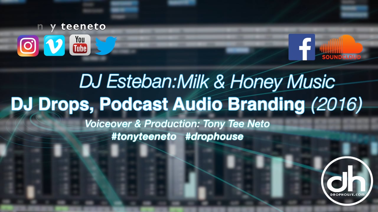 DropHouse- Imaging, Drops, Branding for DJ Esteban Milk & Honey (2016)
